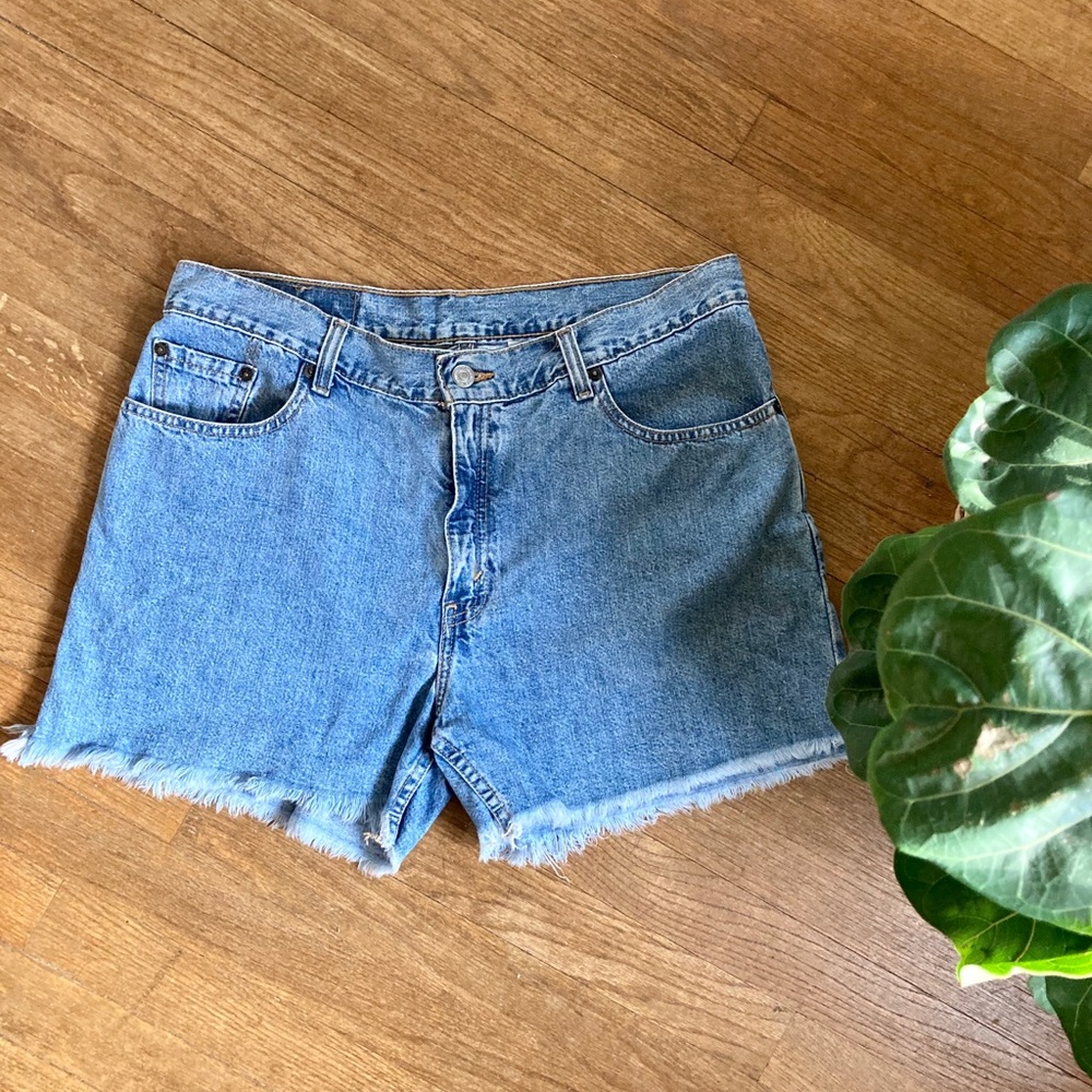 Vintage Levi Cutoff Denim Shorts
